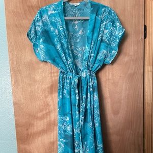 Blue Island Beach women’s cover up, Size Large